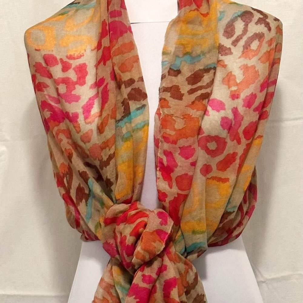 Multi-color scarf
